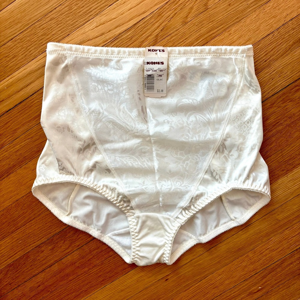 New Vintage Vanity Fair Shaping System Firm Support Brief Girdle 40-005 L Cream